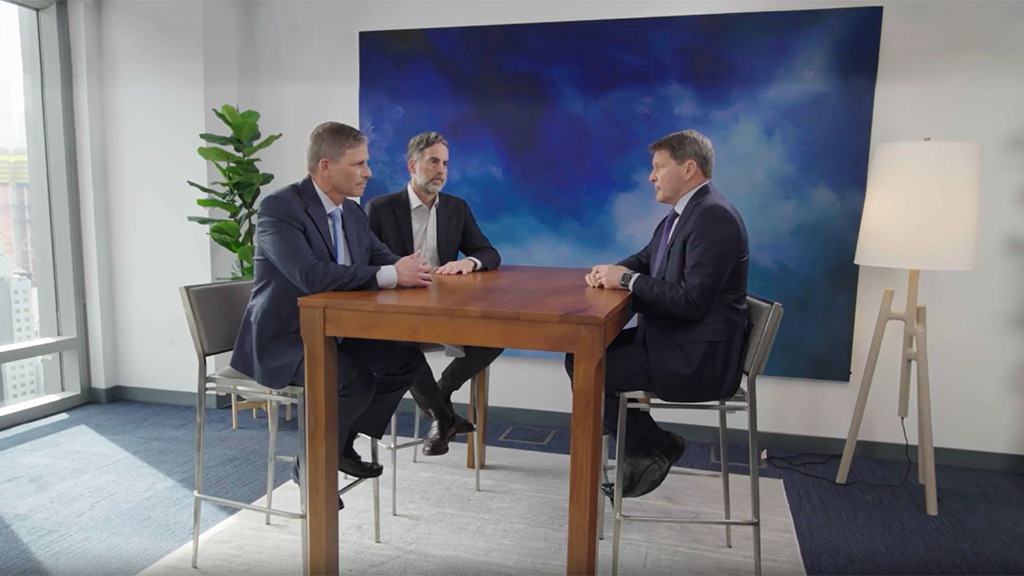 Men in a meeting room